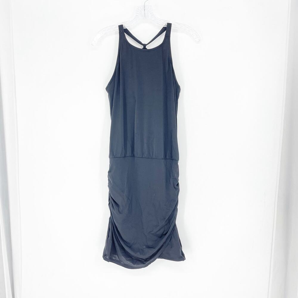 Athleta Strappy Black Swim Dress Size Small